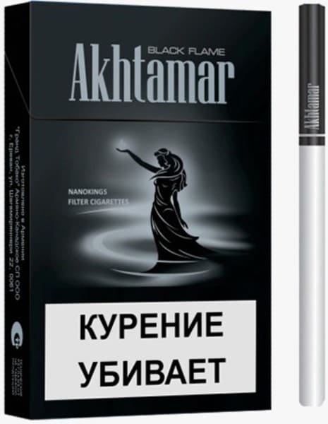 Сигареты Akhtamar Black Flame Nanokings 84мм