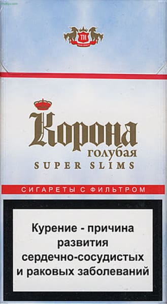 Сигареты Корона Superslims (голубая)