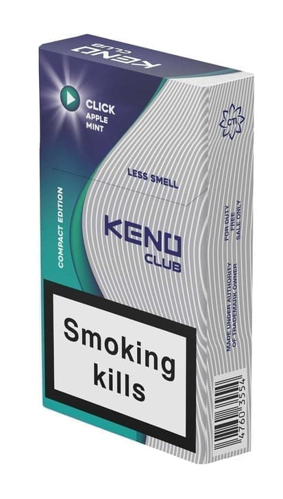 Сигареты Keno Club Click Apple Mint Queen Size