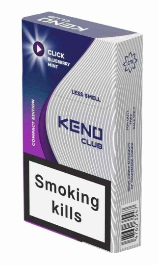 Сигареты Keno Club Click Blueberry Mint Queen Size