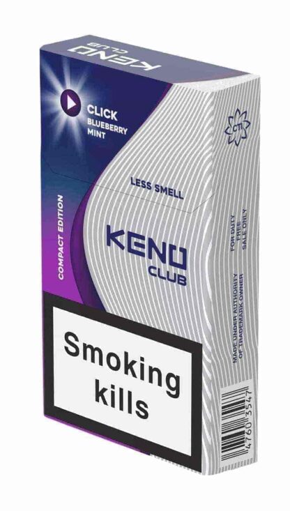 Сигареты Keno Club Click Blueberry Mint Queen Size