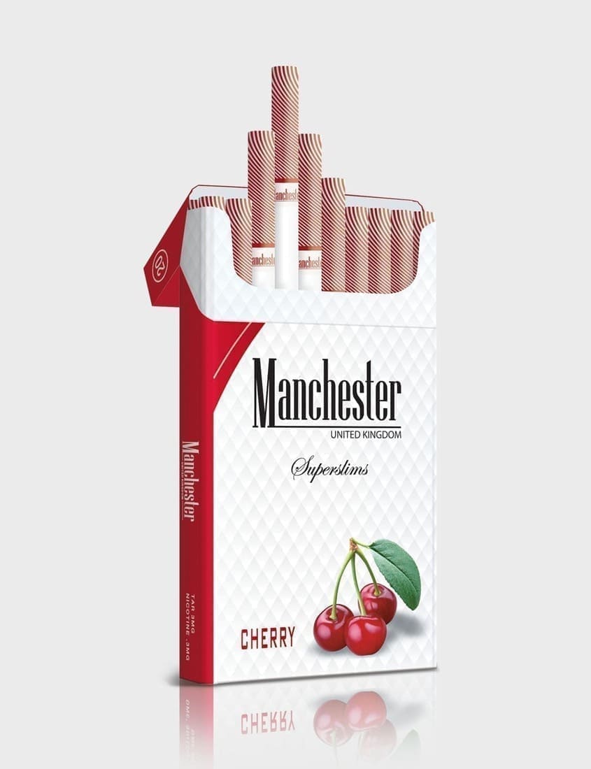 Сигареты Manchester Cherry Superslims