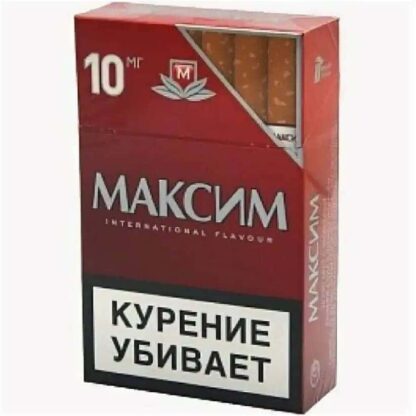 Сигареты Максим Классический 100 мм Красный — изображение 2