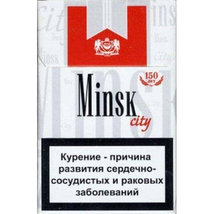Сигареты Минск Сити Красные