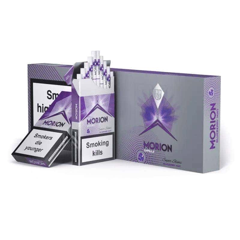 Сигареты Morion Capsule Blueberry Superslim