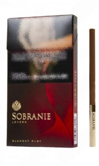 Сигареты Sobranie Element Ruby Super Slim