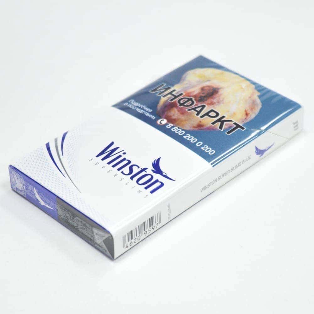 Сигареты Winston Super Slims Blue